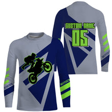 Load image into Gallery viewer, Custom Motocross Jersey UPF30+ Dirt Bike Racing Shirt Adult&amp;Kid Off-Road MX Motorcycle Shirt| NMS776
