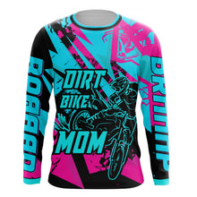 Load image into Gallery viewer, Dirt Bike Mom Personalized Jersey UPF30+ Motocross Mom Racing Shirt Mother's Day Gift NMS1377