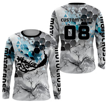 Load image into Gallery viewer, Personalized Motocross Jersey UPF30+ Adult&amp;Kid MX Shirt Dirt Bike Riders Off-road Motorcycle Racing| NMS670