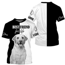Load image into Gallery viewer, Labrador Retriever Shirt - Best Friend For Life Labrador Shirt for Men Women Lab Mom Lab Dad Shirt| JTSD348