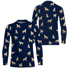 Load image into Gallery viewer, Labrador Retriever Lover Hoodie Long Sleeve Blue Shirt Kid Adult Shirt Lab Owner Labrador Owners| JTSD350