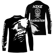 Load image into Gallery viewer, Personalized 3D Funny Hiker Shirts for Men| Men’s Skull Hike Gangster Long Sleeve UPF 30+ Go Outdoor Activities SP8