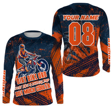 Load image into Gallery viewer, Motocross Dad Jersey Personalized UPF30+ Dirt Bike Dad Shirt Xtreme MX Off-Road Long Sleeves PDT484