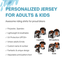 Load image into Gallery viewer, Enduro Jersey UPF30+ Personalized Off-road Motocross Adults &amp; Kid Extreme Dirt Bike Racing| NMS695