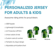 Load image into Gallery viewer, Custom Motocross Jersey Kid Men Women UPF30+ MX Racing Dirt Bike Off-Road Motorcycle Racewear NMS1270