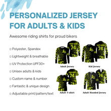 Load image into Gallery viewer, Kid&amp;adult custom Motocross jersey UPF30+ MX Racing for Life dirt bike motorcycle off-road racewear| NMS934