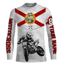 Load image into Gallery viewer, Florida Motocross Jersey Custom Name Youth Mens Womens FL Dirt Bike Off Road MotoX Motorcycle Racing| NMS824