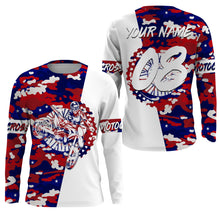 Load image into Gallery viewer, Camo Motocross Jersey Personalized UPF30+ Dirt Bike Riding Shirt Patriotic Off-road Motorcycle Riders| NMS527