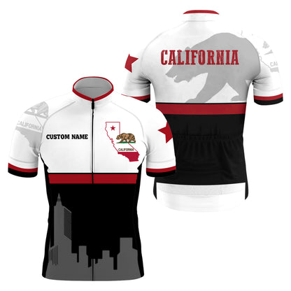 California short sleeve cycling jersey Men Women mountain bike gear with pockets MTB BMX racewear| SLC139