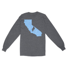 Load image into Gallery viewer, California Ice Fishing Shirts, Winter Fishing California State Love Fishing Long Sleeve - FSD2928 D06