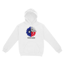 Load image into Gallery viewer, Texas flag sunflower customized name patriot Texas state flag Hoodie D03 NQS2495