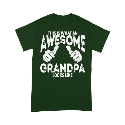 This is what an Awesome Grandpa Looks Like, Grandfather Gift, gift for grandpa D06 NQS1334 - Standard T-shirt