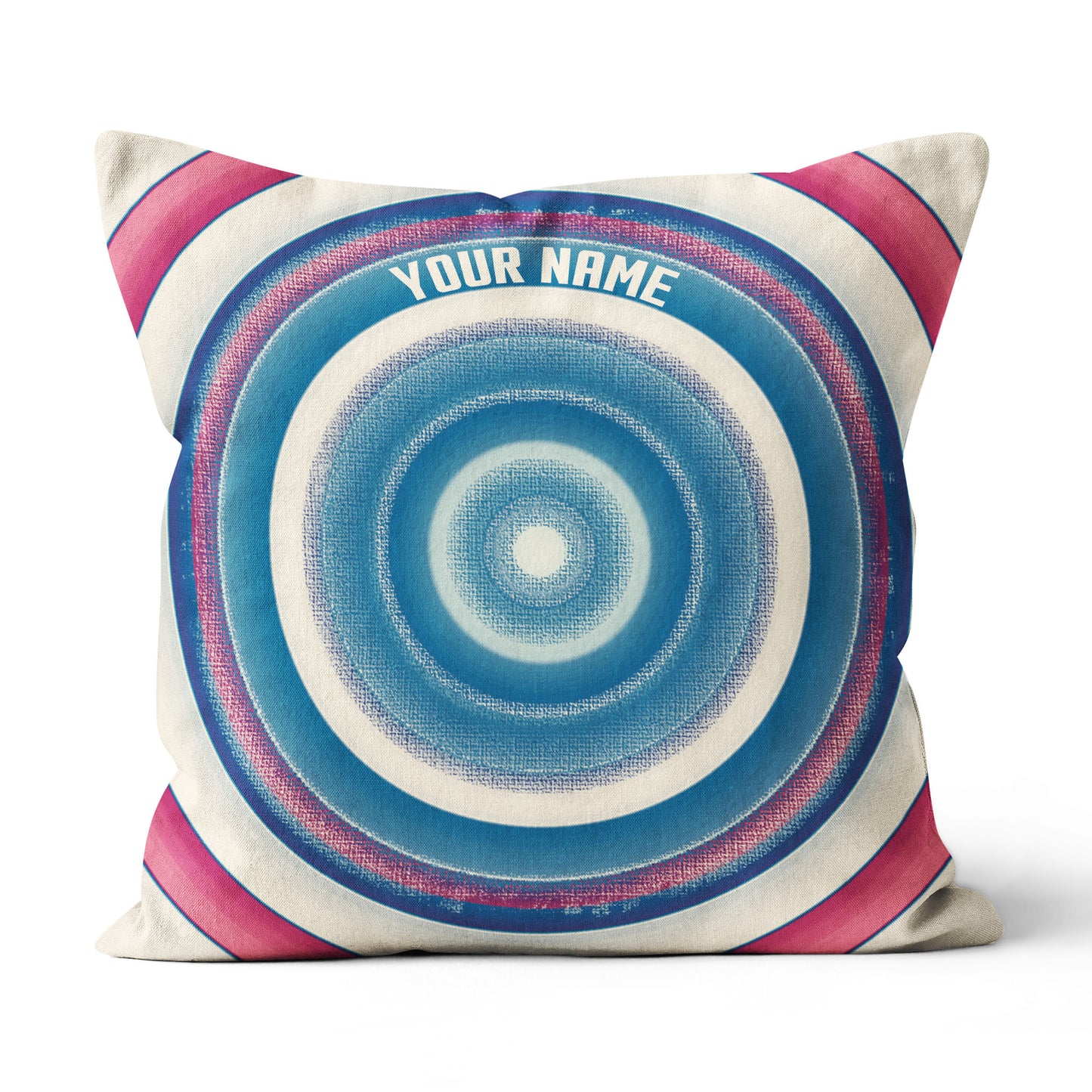 Personalized Grunge Patriotic Target Pillow Custom Archery Throw Pillow TDM0802